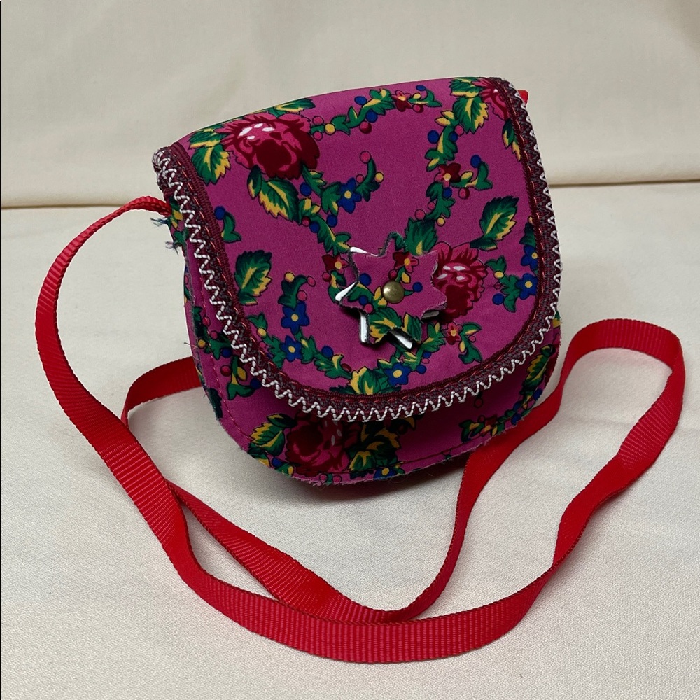 Floral Pink Crossbody Bag